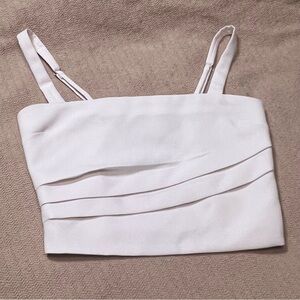 Elegant Abercrombie & Fitch White Women's crop top